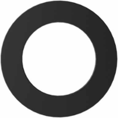 TPE THREAD SEAL WASHER PG9 BLACK