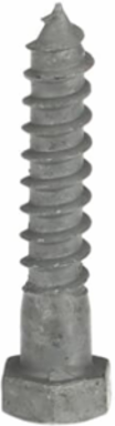 LAG SCREW 3/8 X 2 INCHES