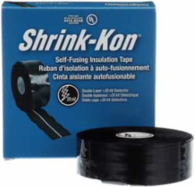 SELF FUSING TAPE 1INX36FT-20MIL BLK