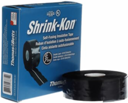 SELF FUSING TAPE 1INX36FT-20MIL BLK