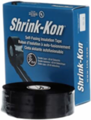 SELF FUSING TAPE 1INX36FT-20MIL BLK