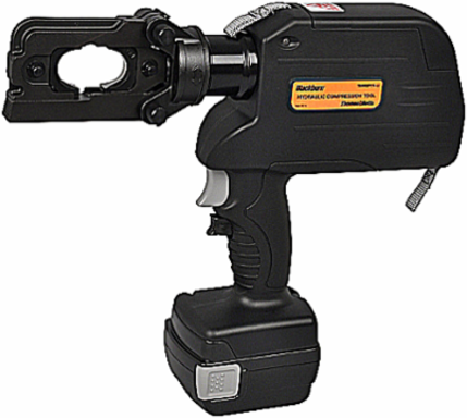 Battery Powered Crimp Tool 6-Ton Crimping Force, 14.4V Lithium-Ion