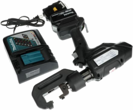 6-Ton Lithium-Ion Battery Powered Open Crimp Tool, 13.7 Inch x 3.3 Inch x 10.6 Inch