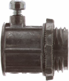 2-1/2 Inch EMT Connector, Die Cast Zinc, Set Screw