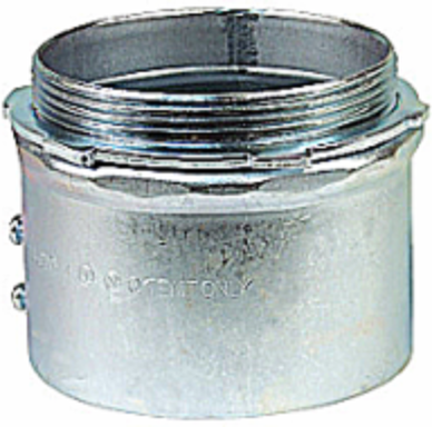 EMT Conduit Fittings 4 Inch Zinc Plated Steel Concrete Tight