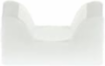 Natural Nylon Saddle Support Base 0.7x0.4 Inch for #6 Screw Mounting