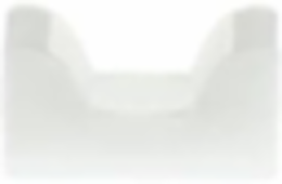 Natural Nylon Saddle Support Base 0.7x0.4 Inch for #6 Screw Mounting