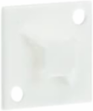 2/4-Way Mounting Base 1.1 Inch x 1.1 Inch, Flame Retardant Nylon 6.6