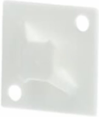 2/4-Way Mounting Base 1.1 Inch x 1.1 Inch, Flame Retardant Nylon 6.6