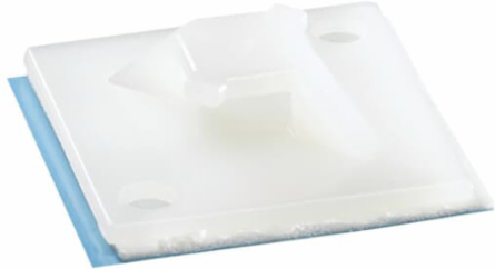 2/4-Way Mounting Base 1.1 Inch x 1.1 Inch, Flame Retardant Nylon 6.6