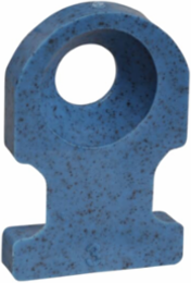 Detectable Nylon Mounting Base 0.75 Inch x 0.5 Inch, Screw Type, 100 Pack