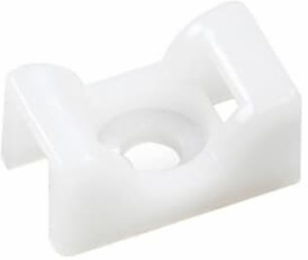 SADDLE SPRT BASE .5X.3IN NAT SCREW