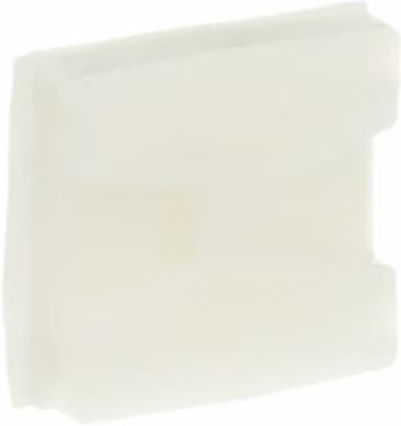 Two-Way Mounting Base 1.13 Inch x 1.13 Inch Natural Nylon, Self-Adhesive, 100 Pack