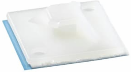 CABLE TIE 1 INCH NAT MTG BASE-ADH