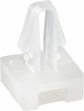 Push-In Mounting Base 0.45 Inch Natural Nylon for Temperatures up to 185 °F