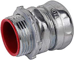 EMT Conduit Fittings, 1 Inch, Zinc Plated Steel, Concrete Tight
