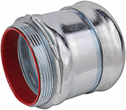 EMT Conduit Fittings, 3-1/2 Inch, Zinc Plated Steel, Concrete Tight