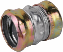Raintight EMT Compression Coupling 1-1/2 Inch Zinc Plated Steel
