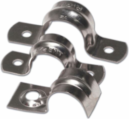 One Hole Stainless Steel Strap for 3/4 Inch EMT Conduit, 1.96 Inch Length