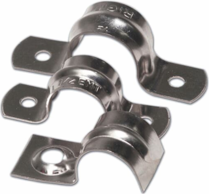 1-1/2 Inch One Hole Stainless Steel Strap, Corrosion Resistant