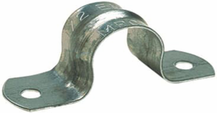 1 Inch EMT Two Hole Stainless Steel Strap, 2.97 Inch Length