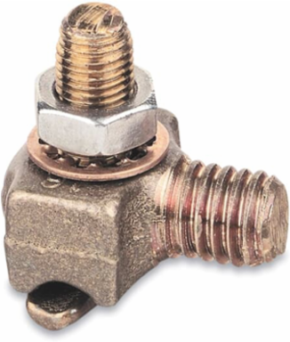 Transformer Tank Ground Connector 1-3/8 x 1-3/64 x 1-9/16 Inch, Copper