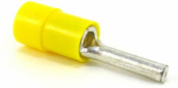 Vinyl Insulated Pin Terminal 12-10 AWG, 600V, Yellow