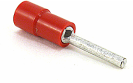 Insulated Vinyl Pin Terminal 22-16 AWG, Red, 600V