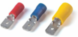 Vinyl Insulated Male Disconnect 22-16 AWG Tab Size .250, Red