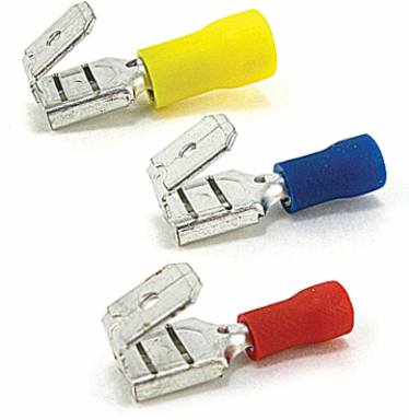 Insulated Vinyl Disconnects, 22-16 Wire Range, Red, 11x8.25x22 Inch