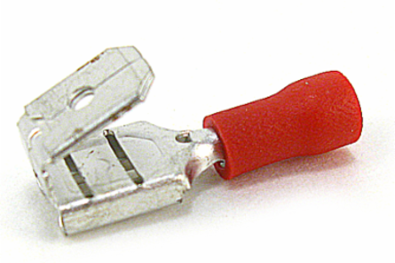 Insulated Vinyl Disconnects, 22-16 Wire Range, Red, 11x8.25x22 Inch