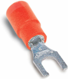 Vinyl Insulated Locking Fork Terminal 22-18 AWG, Red, 600V