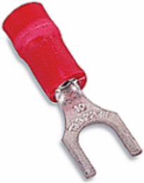 Insulated Vinyl Fork Terminal 22-16 AWG, 600V, Red, 75 Count