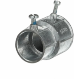 Combination Set-Screw Coupling, 1 Inch EMT, Zinc Die Cast, 2-7/64 Inch Length