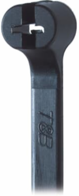 CABLE TIE 18LB 3.62PO UV BLACK NYLO