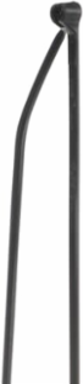 High Performance 7.31 Inch Cable Tie, 50 lb Tensile Strength, Black Nylon