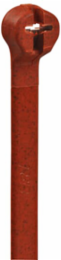 Nylon Cable Tie 9 Inch Red, 120 lb Tensile Strength, Low Profile Head