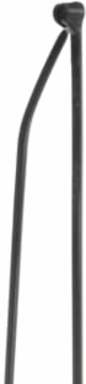 CABLE TIE 120LB 18IN UV BLACK NYLON