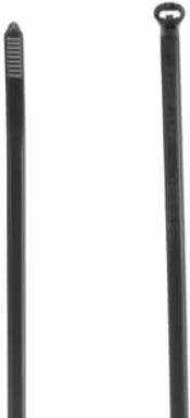 CABLE TIE 120LB 18IN UV BLACK NYLON