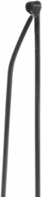 High Performance 14.2 Inch Black Nylon Cable Tie, 50 lb Tensile Strength