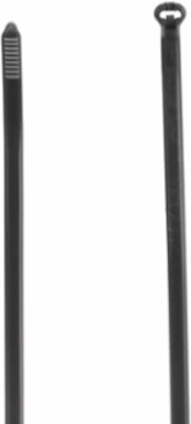 High Performance 14.2 Inch Black Nylon Cable Tie, 50 lb Tensile Strength