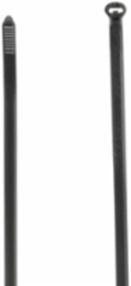 High Performance 14.2 Inch Black Nylon Cable Tie, 50 lb Tensile Strength