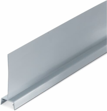 5 Inch High White Rigid PVC Wide Slot Divider