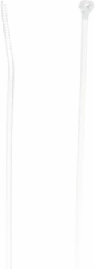 Nylon Cable Tie 7 Inch Natural, 18 lb Tensile Strength, Low Profile Head