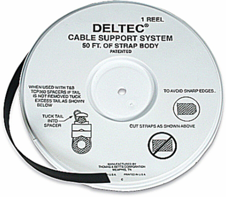 CABLE TIE 15X0.5IN BLK ACETAL 250LB