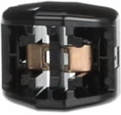 CBL TIE LKG HEAD BLK ACETAL 25PK