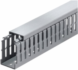 3 Inch x 2 Inch Narrow Slot Gray PVC Wiring Duct