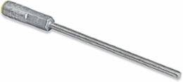 Aluminum Compression Pin Terminals for 4 Solid & 5/6 Stranded Wire, 2 Inch Length