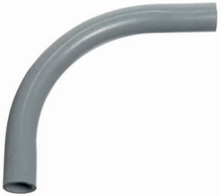 Schedule 40 PVC 2-1/2 Inch 90 Degree Elbow, Standard Bend Radius