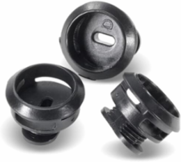 Universal Mounting Clip 0.65 Inch Wide, Polycarbonate, Black